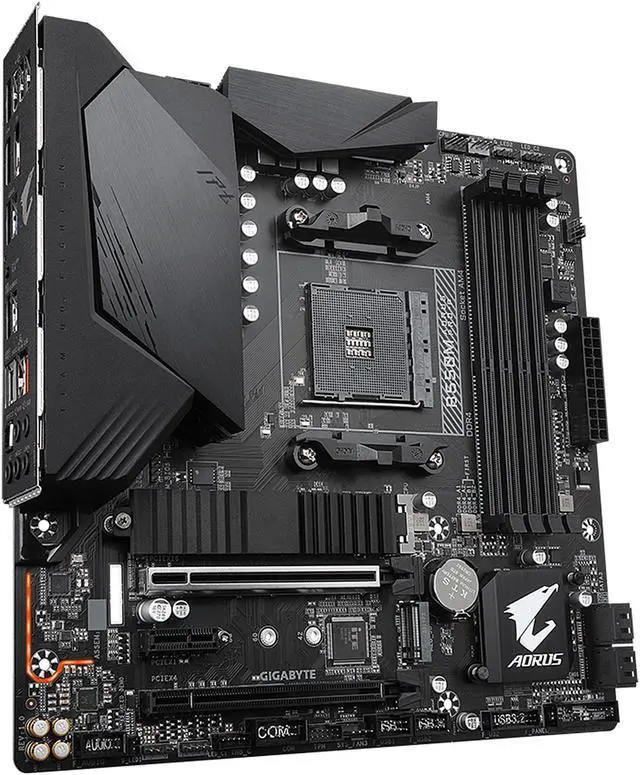 Alt view image 6 of 9 - GIGABYTE B550M AORUS PRO-P AM4 AMD B550 USB 3.0 Micro ATX AMD Motherboard