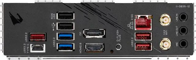 Alt view image 5 of 7 - GIGABYTE Z590I AORUS ULTRA LGA 1200 Intel Z590 Mini-ITX Motherboard with Dual M.2, PCIe 4.0, USB 3.2 Gen2X2 Type-C, Intel WIFI 6, Intel i225V 2.5GbE