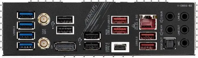 Alt view image 5 of 7 - GIGABYTE Z590 AORUS PRO AX LGA 1200 Intel Z590 ATX Motherboard with 4 x M.2, PCIe 4.0, USB 3.2 Gen2X2 Type-C, Intel WIFI 6, 2.5GbE LAN