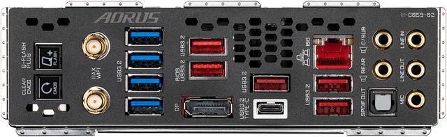Alt view image 5 of 6 - GIGABYTE Z590 AORUS MASTER LGA 1200 Intel Z590 ATX Motherboard with Triple M.2, PCIe 4.0, USB 3.2 Gen2X2 Type-C, Intel WIFI 6E, AQUANTIA 10GbE LAN