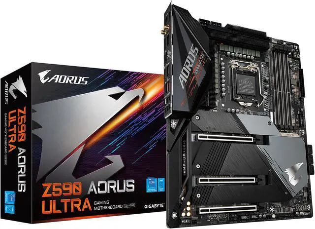 Alt view image 6 of 7 - GIGABYTE Z590 AORUS ULTRA LGA 1200 Intel Z590 ATX Intel Motherboard