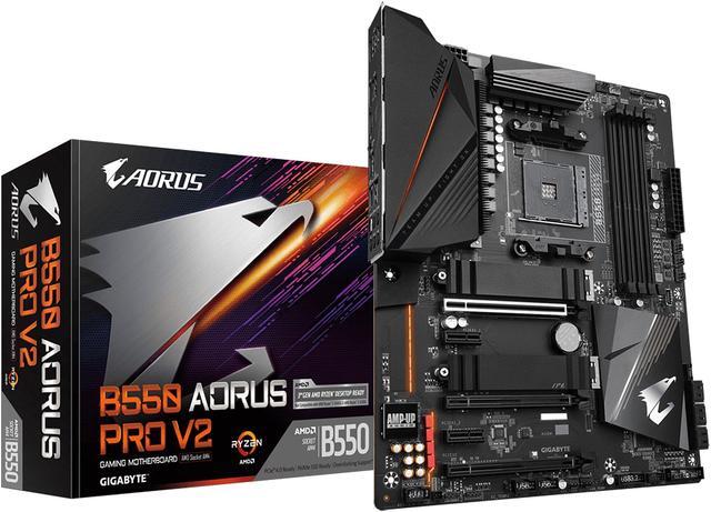 Alt view image 6 of 7 - GIGABYTE B550 AORUS PRO V2 AM4 AMD B550 ATX Motherboard with Dual M.2, SATA 6Gb/s, USB 3.2 Gen 2, 2.5 GbE LAN, PCIe 4.0