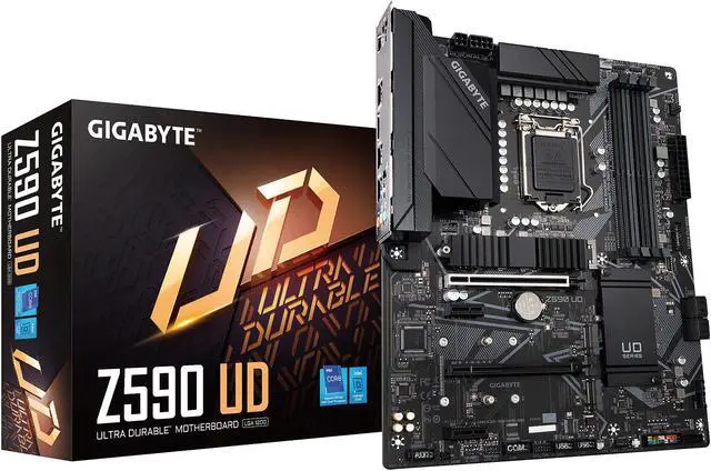 Alt view image 6 of 7 - GIGABYTE Z590 UD LGA 1200 Intel Z590 ATX Motherboard with Triple M.2, PCIe 4.0, USB 3.2 Gen 2, 2.5GbE LAN