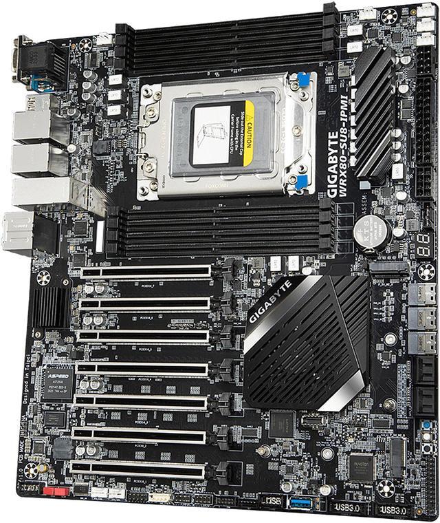 Used - Very Good: GIGABYTE AMD WRX80 Motherboard with sWRX8