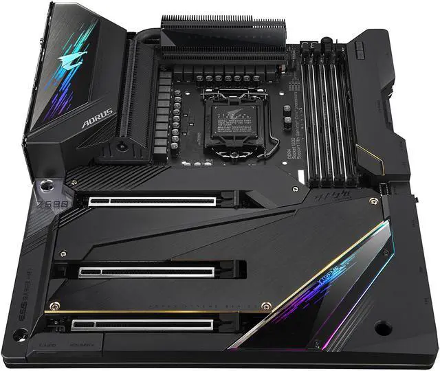 Alt view image 6 of 9 - GIGABYTE Z590 AORUS XTREME LGA 1200 Intel Z590 EATX Motherboard with Triple M.2, PCIe 4.0, USB 3.2 Gen2X2 Type-C, Intel WIFI 6E, AQUANTIA 10GbE LAN, Intel Thunderbolt 4, ESSential USB DAC and AORUS PRO Gen4 AIC Adaptor