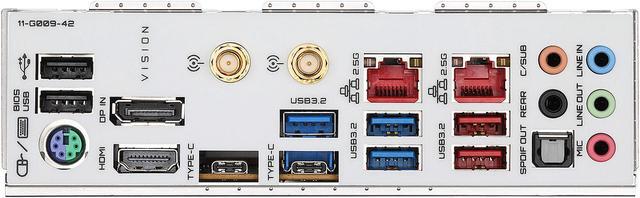 Alt view image 5 of 7 - GIGABYTE B550 VISION D-P AM4 AMD B550 ATX Motherboard with Dual M.2, SATA 6Gb/s, USB 3.2 Type-C with Thunderbolt 3, WIFI 6, Dual 2.5GbE LAN, PCIe 4.0