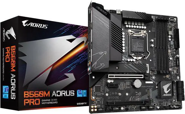 Alt view image 6 of 7 - GIGABYTE B560M AORUS PRO LGA 1200 Micro ATX Intel Motherboard
