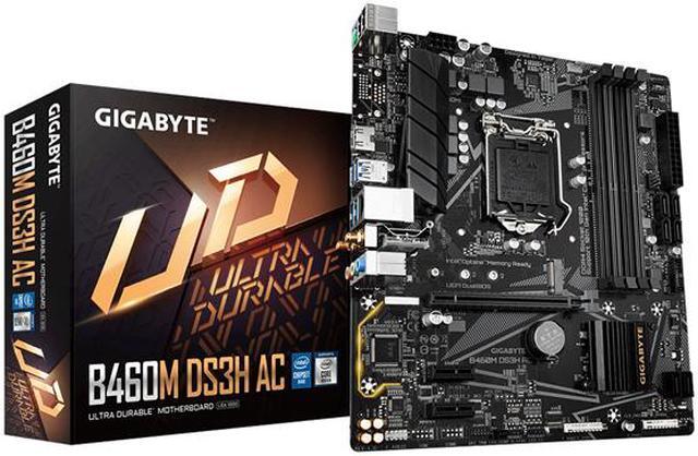 Alt view image 5 of 6 - GIGABYTE B460M DS3H AC-Y1 LGA 1200 Intel B460 Micro ATX Intel Motherboard