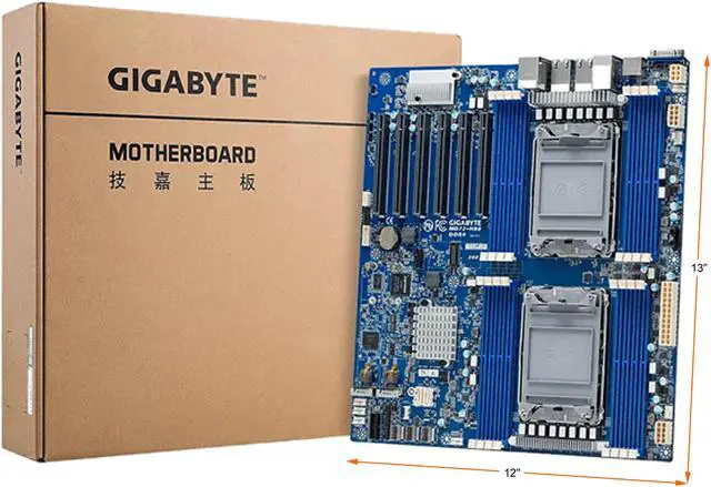 Alt view image 5 of 5 - GIGABYTE MD72-HB0 Extended ATX Server Motherboard LGA 4189 Intel C621A