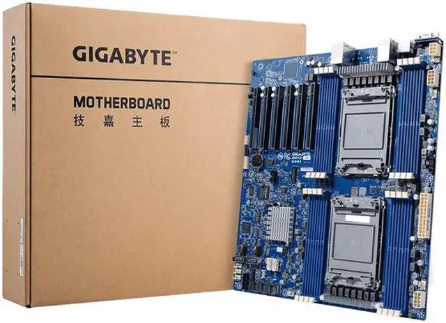Alt view image 4 of 5 - GIGABYTE MD72-HB1 Extended ATX Server Motherboard Dual Socket P+ Intel C621A