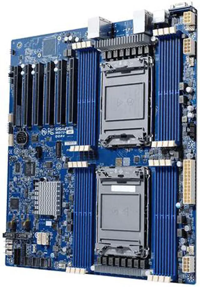 Alt view image 2 of 5 - GIGABYTE MD72-HB1 Extended ATX Server Motherboard Dual Socket P+ Intel C621A