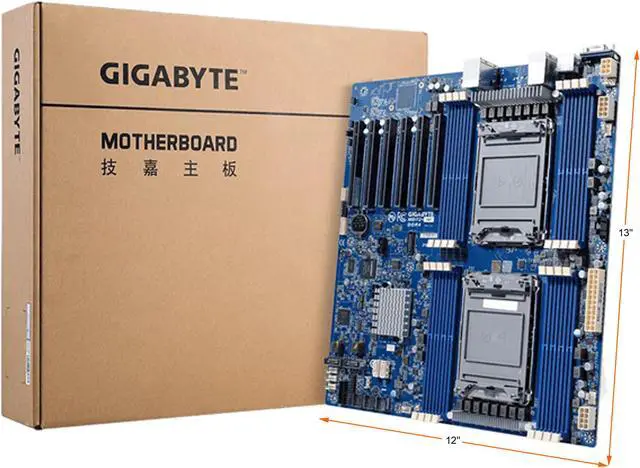 Alt view image 5 of 5 - GIGABYTE MD72-HB1 Extended ATX Server Motherboard Dual Socket P+ Intel C621A