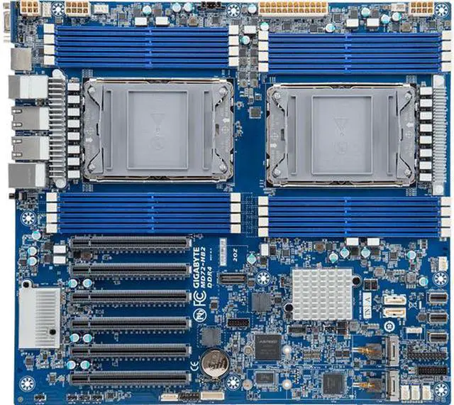 Main image of GIGABYTE MD72-HB2 Extended ATX Server Motherboard Dual Socket P+ Intel C621A
