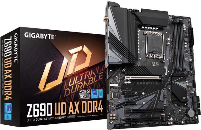 Alt view image 7 of 8 - GIGABYTE Z690 UD AX DDR4 LGA 1700 Intel Z690 ATX Motherboard with DDR4, Triple M.2, PCIe 5.0, USB 3.2 Gen2X2 Type-C, WiFi 6, 2.5GbE LAN