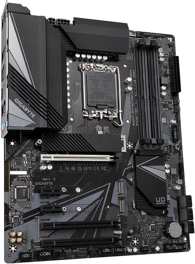 Alt view image 4 of 7 - GIGABYTE Z690 UD DDR4 LGA 1700 Intel Z690 ATX Motherboard with DDR4, Triple M.2, PCIe 5.0, USB 3.2 Gen2X2 Type-C, 2.5GbE LAN