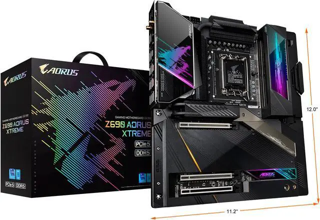 Alt view image 8 of 8 - GIGABYTE Z690 AORUS XTREME LGA 1700 Intel Z690 EATX Motherboard with DDR5, Quad M.2, PCIe 5.0, USB 3.2 Gen2X2 Type-C, Intel WiFi 6E, AQUANTIA 10GbE LAN, Intel Thunderbolt 4