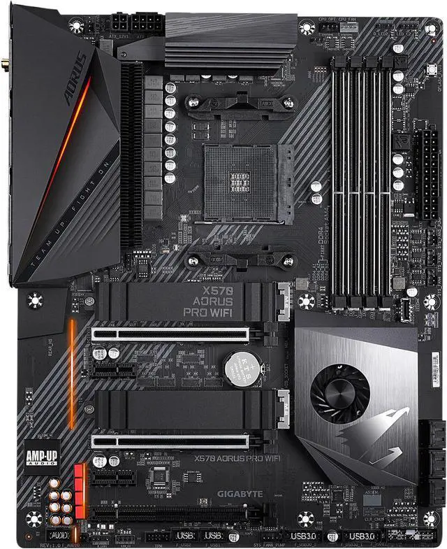 Main image of GIGABYTE X570 AORUS PRO WIFI AM4 AMD X570 ATX AMD Motherboard