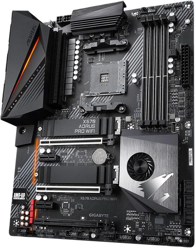 Alt view image 3 of 6 - GIGABYTE X570 AORUS PRO WIFI AM4 AMD X570 ATX AMD Motherboard
