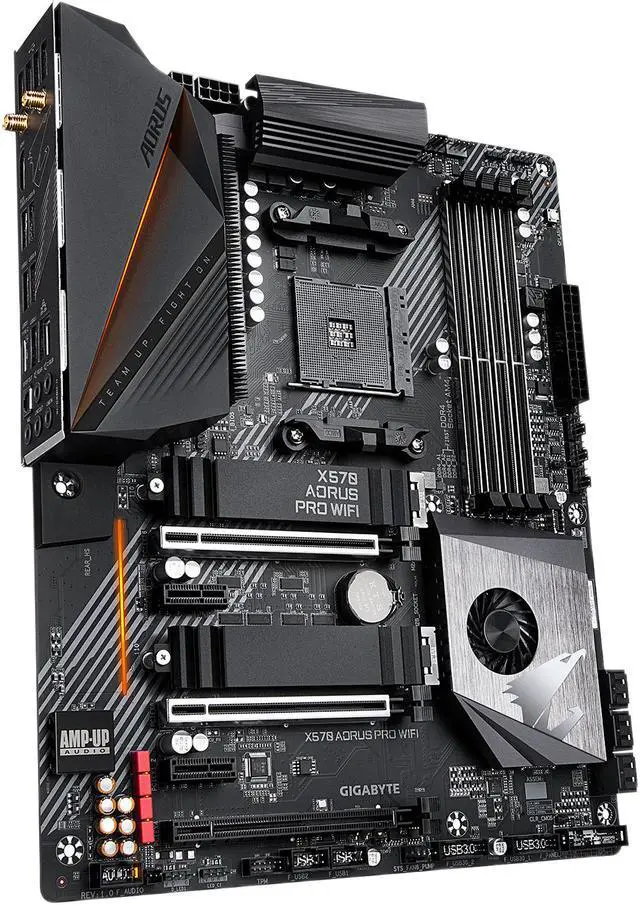 Alt view image 4 of 6 - GIGABYTE X570 AORUS PRO WIFI AM4 AMD X570 ATX AMD Motherboard