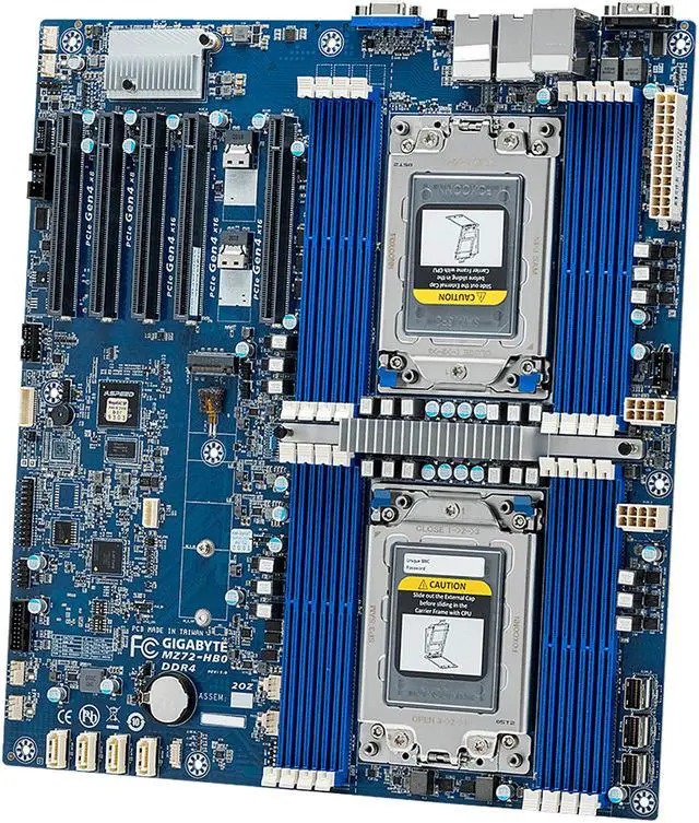 Alt view image 3 of 6 - GIGABYTE MZ72-HB0 Server Motherboard Socket SP3