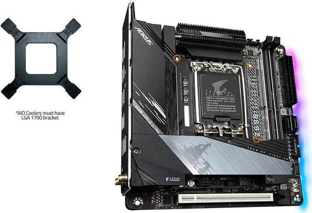 Alt view image 7 of 8 - GIGABYTE Z690I AORUS ULTRA LGA 1700 Intel Z690 Mini-ITX Motherboard with DDR5, Dual M.2, PCIe 5.0, USB 3.2 Gen 2X2 Type-C, Intel WiFi 6, Intel 2.5 GbE LAN