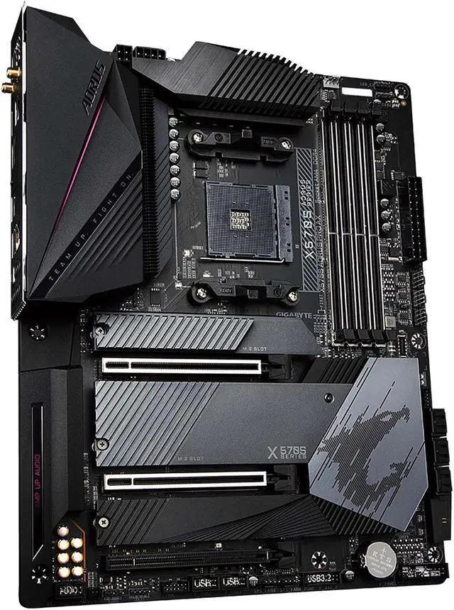 Alt view image 4 of 7 - GIGABYTE X570S AORUS PRO AX (rev. 1.1) AMD Ryzen 3000 PCIe 4.0 SATA 6Gb/s USB 3.2 AMD X570S ATX Motherboard