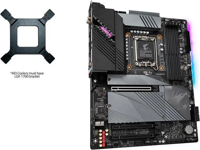 Alt view image 5 of 6 - GIGABYTE B660 AORUS MASTER DDR4 B660 Intel LGA 1700 ATX Motherboard with DDR4, Triple M.2, PCIe 4.0, USB 3.2 Gen2 Type-C, WIFI 6 802.11ax, Intel 2.5GbE LAN