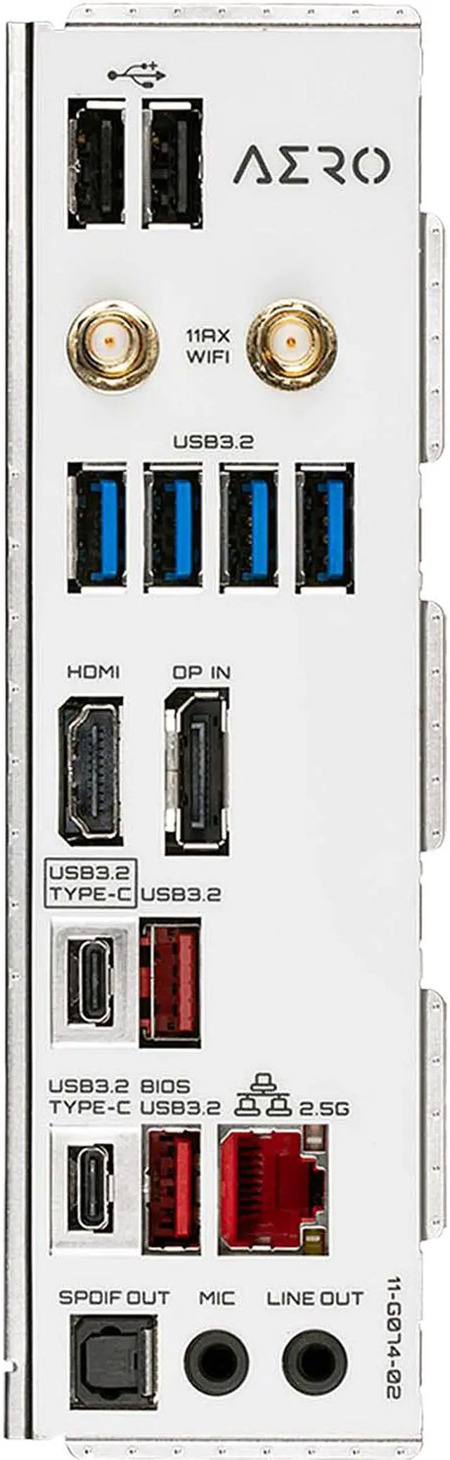 Alt view image 5 of 8 - GIGABYTE Z690 AERO G LGA 1700 Intel Z690 ATX Motherboard with DDR5, Quad M.2, PCIe 5.0, USB 3.2 Gen2X2 Type-C, WiFi 6, Intel 2.5 GbE LAN