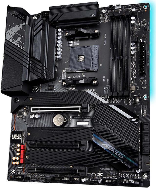 AMD Ryzen 7 5800X 3D Processor With Socket AM4 GIGABYTE X570 AORUS ELITE  WIFI DDR4 USB 3.2 Gen Support Dual Channel Motherboard - AliExpress