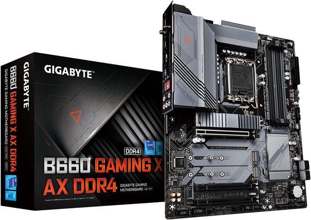 Alt view image 6 of 7 - GIGABYTE B660 GAMING X AX DDR4 B660 Intel LGA 1700 ATX Motherboard with DDR4, Triple M.2, PCIe 4.0, USB 3.2 Gen2 Type-C, WiFi 6E 802.11ax, 2.5GbE LAN