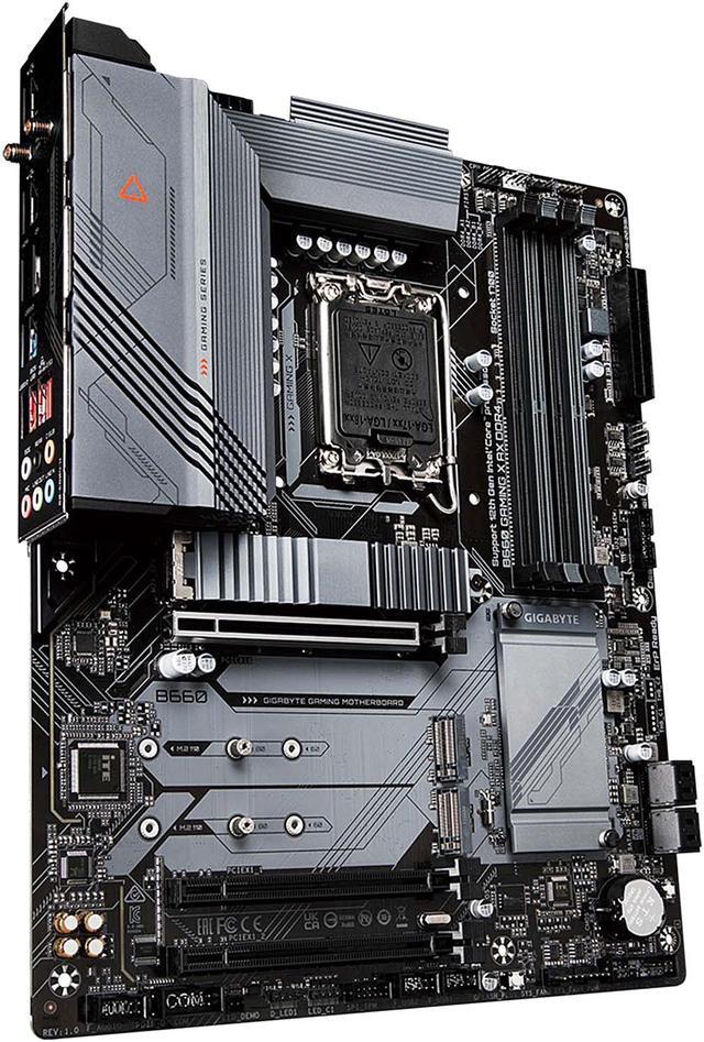 Alt view image 3 of 7 - GIGABYTE B660 GAMING X AX DDR4 B660 Intel LGA 1700 ATX Motherboard with DDR4, Triple M.2, PCIe 4.0, USB 3.2 Gen2 Type-C, WiFi 6E 802.11ax, 2.5GbE LAN