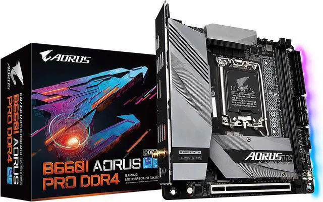 Alt view image 7 of 8 - GIGABYTE B660I AORUS PRO DDR4 B660 Intel LGA 1700 Mini-ITX Motherboard with DDR4, Single M.2, PCIe 4.0, USB 3.2 Gen2 Type-C, WIFI 6 802.11ax, Intel 2.5GbE LAN