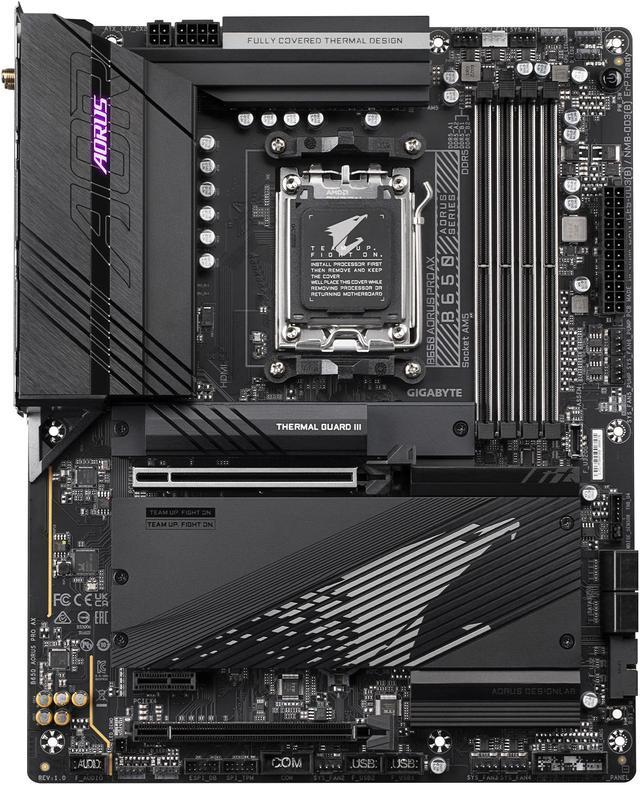 AMD Ryzen 9 7900X R9 7900X CPU + GA B650M AORUS PRO AX Motherboard +  Kingston FURY Beast DDR5 32G (16G*2)5600 MHz EXPO RAMs Suit