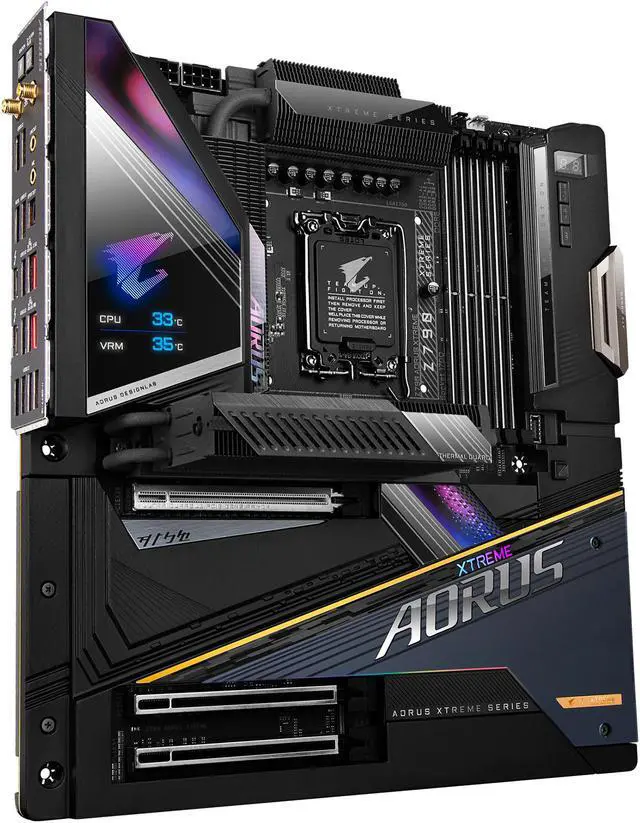 Alt view image 5 of 5 - GIGABYTE Z790 AORUS XTREME LGA 1700 Intel Z790 EATX Motherboard with DDR5, M.2, PCIe 5.0, USB 3.2 Gen2X2 Type-C, Intel WiFi 6E, Marvell AQtion 10GbE LAN, Q-Flash Plus, EZ-Latch Plus
