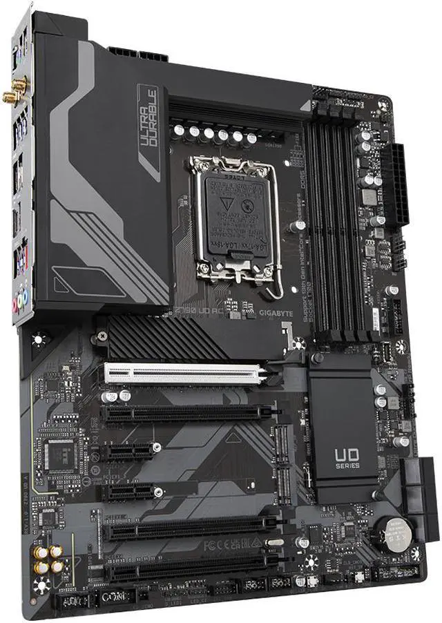 Alt view image 6 of 6 - GIGABYTE Z790 UD AC LGA 1700 Intel Z790 ATX Motherboard with DDR5, Triple M.2, PCIe 5.0, USB 3.2 Gen2X2 Type-C, Intel Wi-Fi, 2.5GbE LAN, PCIe EZ-Latch, Multi-Key