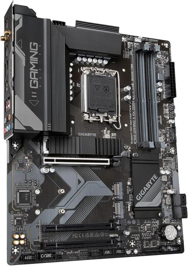 Alt view image 4 of 5 - GIGABYTE B760 GAMING X AX DDR4 LGA 1700 Intel B760 ATX Motherboard with DDR4, Triple M.2, PCIe 4.0, Front USB 3.2 Gen2X2 Type-C, WiFi 6E, 2.5GbE LAN, Q-Flash Plus, PCIe EZ-Latch