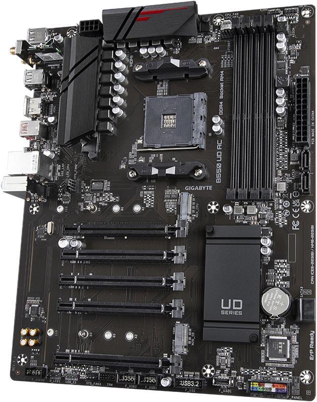 Alt view image 4 of 7 - GIGABYTE B550 UD AC AM4 AMD B550 SATA 6Gb/s ATX Motherboard