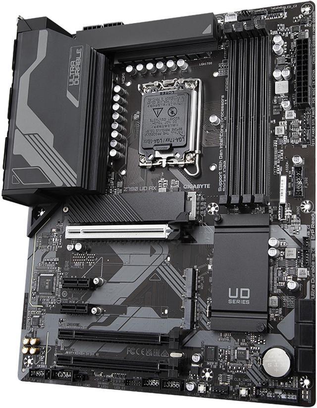 Alt view image 5 of 7 - GIGABYTE Z790 UD AX LGA 1700 Intel Z790 ATX Motherboard with DDR5, Triple M.2, PCIe 5.0, USB 3.2 Gen2X2 Type-C, Intel Wi-Fi 6E, 2.5GbE LAN, PCIe EZ-Latch, Multi-Key