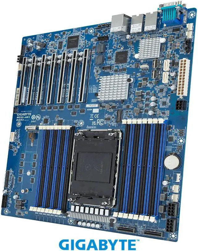 Main image of GIGABYTE MS33-AR1 Extended ATX Server Motherboard, 4th Gen. Intel® Xeon® Scalable, Single processor, LGA 4677, Intel® C741 Chipset.