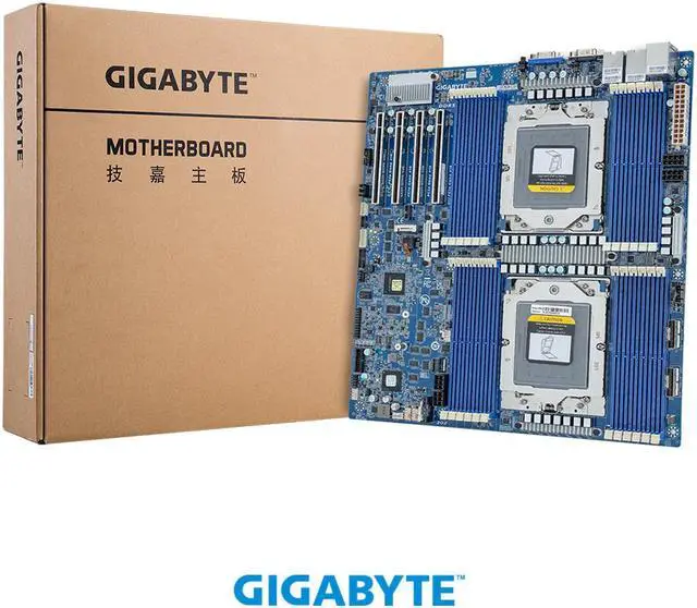 Alt view image 4 of 4 - GIGABYTE MZ73-LM1 Motherboard - AMD EPYC™ 9005/9004 - E-ATX DP PCIe Gen4 cTDP 400W