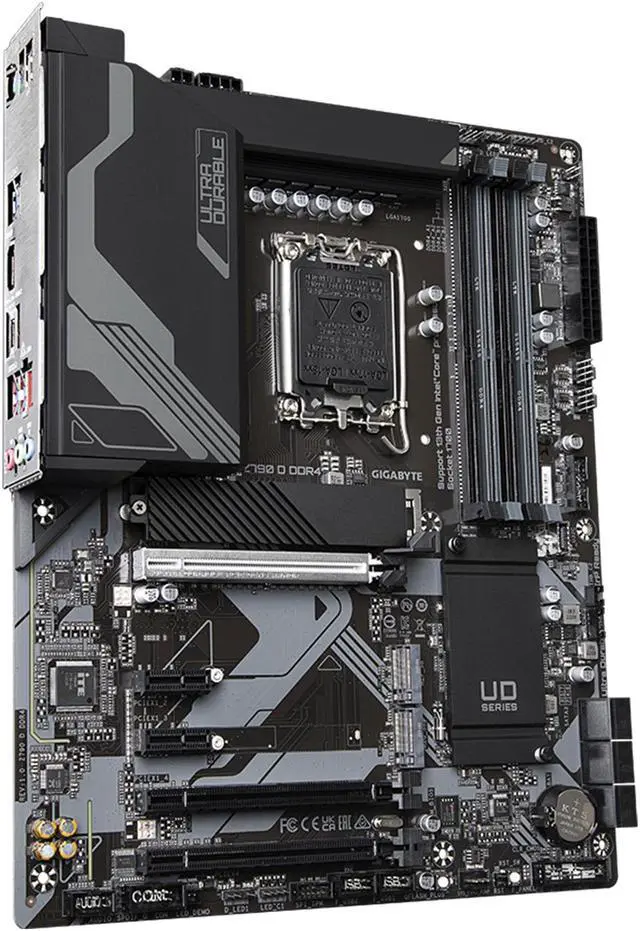 Alt view image 3 of 7 - GIGABYTE Z790 D DDR4 LGA 1700 Intel Z790 ATX Motherboard with DDR4, Triple M.2, PCIe 5.0, USB 3.2 Gen2X2 Type-C, 2.5GbE LAN, PCIe EZ-Latch, Multi-Key