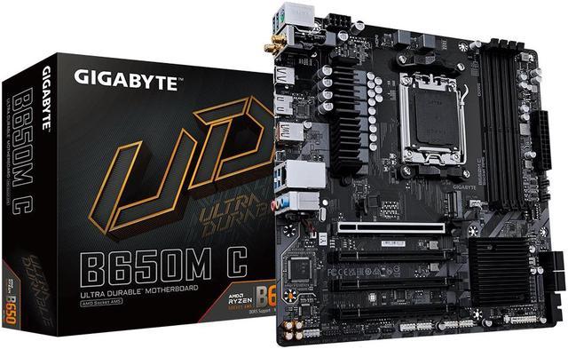 GIGABYTE B650M C AM5 LGA 1718 AMD B650 M-ATX Motherboard, DDR5
