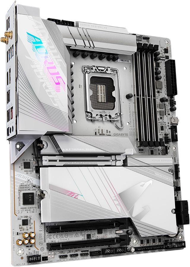 Alt view image 3 of 5 - GIGABYTE Z790 AORUS PRO X LGA 1700(14th,13th,12th Gen) Intel Z790 X ATX Motherboard with DDR5, 5* M.2, PCIe 5.0, USB 3.2 Type-C, Wi-Fi 7, 5GbE LAN, Q-Flash Plus, EZ-Latch Plus