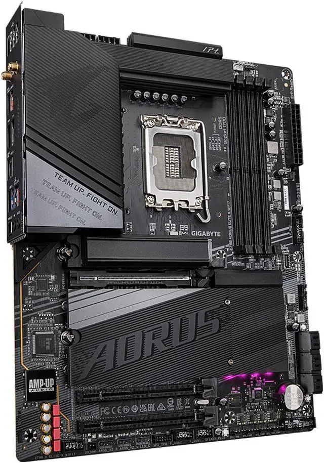 Alt view image 3 of 5 - GIGABYTE Z790 AORUS ELITE X WIFI7 LGA 1700(14th,13th,12th Gen) Intel Z790 X ATX Motherboard with DDR5, 4 M.2, PCIe 5.0, USB 3.2 Type-C, Wi-Fi 7, 2.5GbE LAN, Q-Flash Plus, EZ-Latch Plus