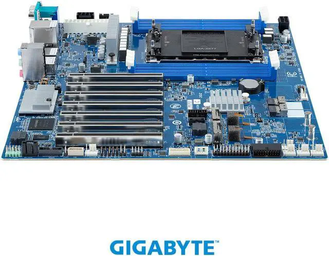 Alt view image 4 of 5 - Gigabyte MW83-RP0 Intel® Xeon® W Workstation Board, Single processor, LGA 4677, Intel® W790 Chipset, 8-Channel DDR5 RDIMM/3DS-RDIMM, 8 x DIMMs, ASPEED® AST2600 BMC.