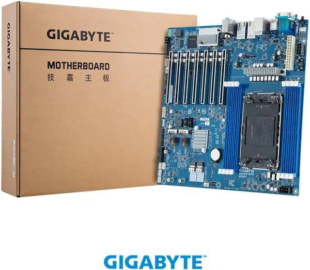 Alt view image 5 of 5 - Gigabyte MW83-RP0 Intel® Xeon® W Workstation Board, Single processor, LGA 4677, Intel® W790 Chipset, 8-Channel DDR5 RDIMM/3DS-RDIMM, 8 x DIMMs, ASPEED® AST2600 BMC.