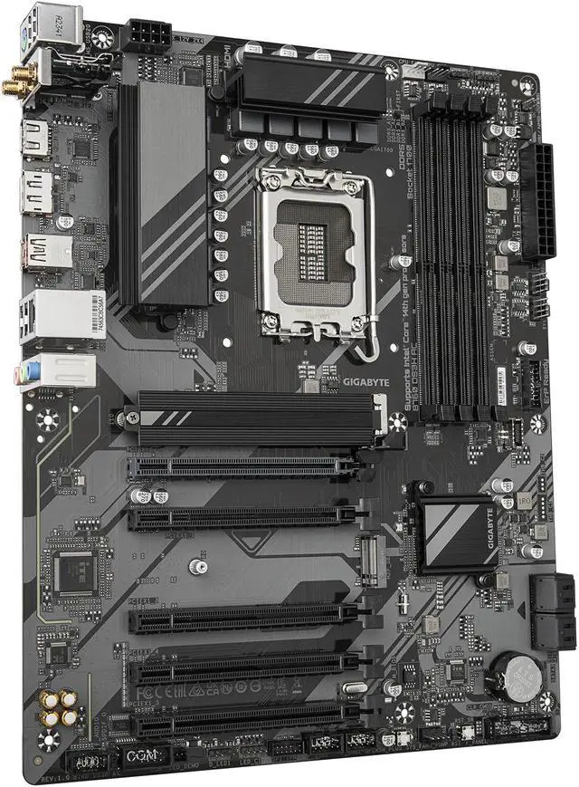 Alt view image 3 of 5 - GIGABYTE B760 DS3H AC LGA 1700 Intel B760 ATX Motherboard with DDR5, M.2, PCIe 4.0, USB 3.2 Gen 2 Type-A, WiFi BLUETOOTH 5.1 SATA 6Gb/s