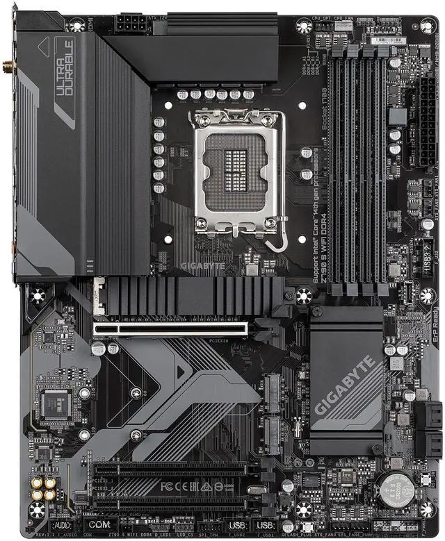 Alt view image 2 of 4 - GIGABYTE Z790 S WIFI DDR4 LGA 1700 Intel Z790 ATX Motherboard with DDR4, Triple M.2, PCIe 4.0, USB 3.2 Gen2 Type-C, 2.5GbE LAN, PCIe EZ-Latch, Multi-Key