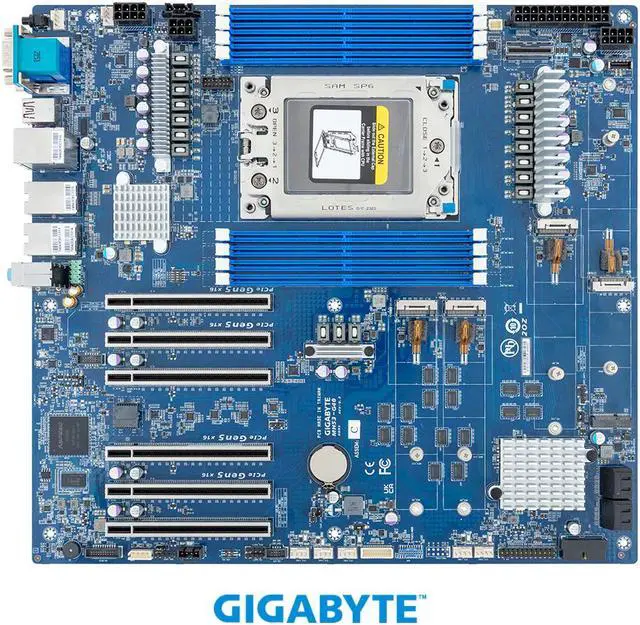 Alt view image 2 of 4 - GIGABYTE MH53-G40 Motherboard - AMD Ryzen™ Threadripper™ PRO 7000 WX - E-ATX UP