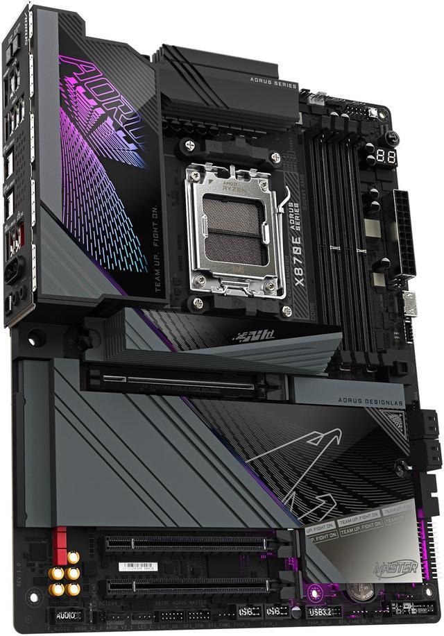 Alt view image 3 of 5 - GIGABYTE X870E AORUS MASTER AM5 LGA 1718, ATX, DDR5, 4x M.2, PCIe 5.0, USB4, Wi-Fi 7, 5GbE LAN, EZ-Latch, 5-Year Warranty